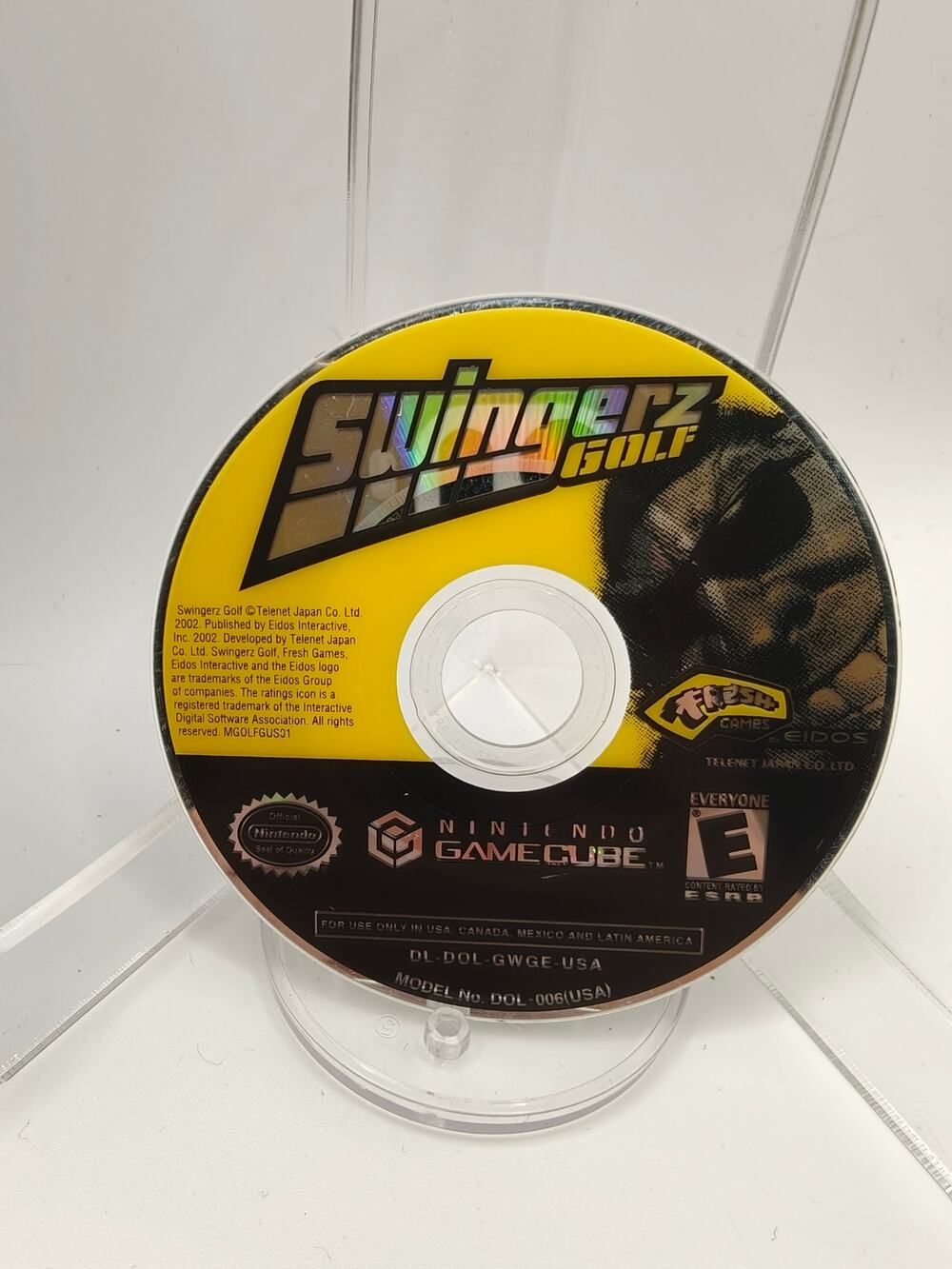 Swingerz Golf GameCube Disc Only Tested Eidos Sports